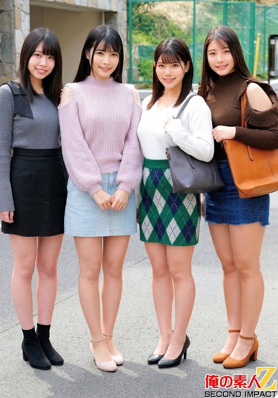 ORECS-590 夢幻般的3P後宮，由兩名素人女孩和一名處女組成：莉娜/櫻/實玖瑠/明日奈